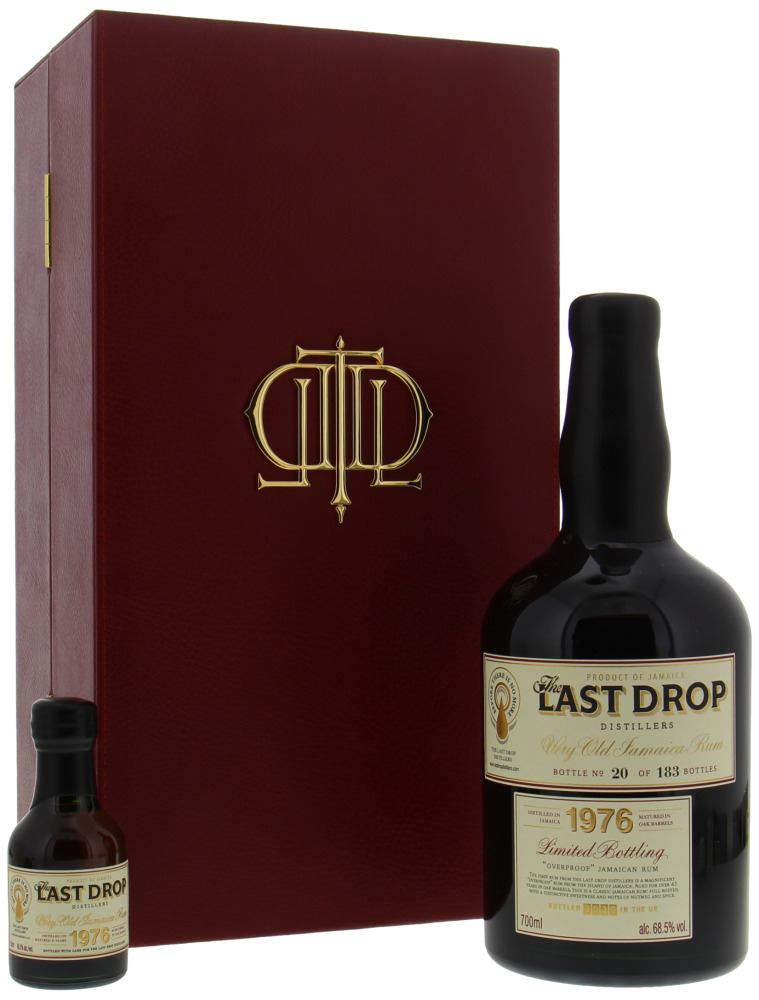 Last Drop Distillers Limited - Very Old Jamaican Overproof Rum 1976 68.5% 1976 In Original Box 10082