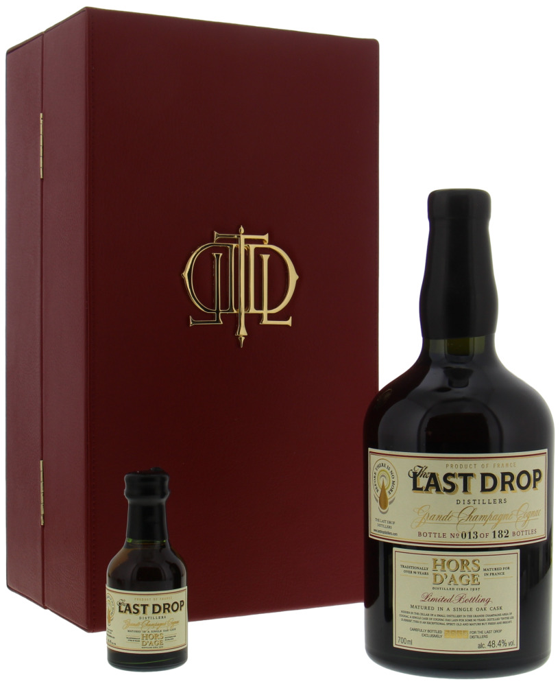 Last Drop Distillers Limited - 1925 Hors d'Age Petite Champagne Cognac 92 Years Old 48.4% 1925 In Original Box 10082