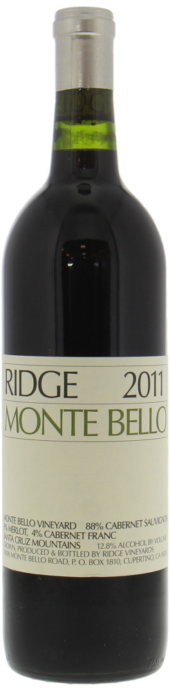 Ridge - Monte Bello 2011 Perfect