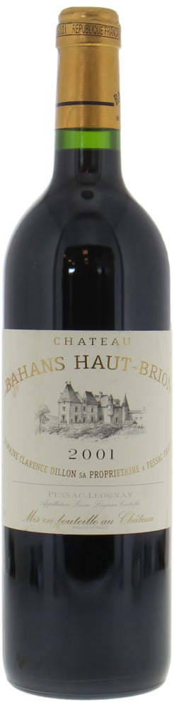 Chateau Haut Brion - Bahans Haut Brion 2001 From Original Wooden Case