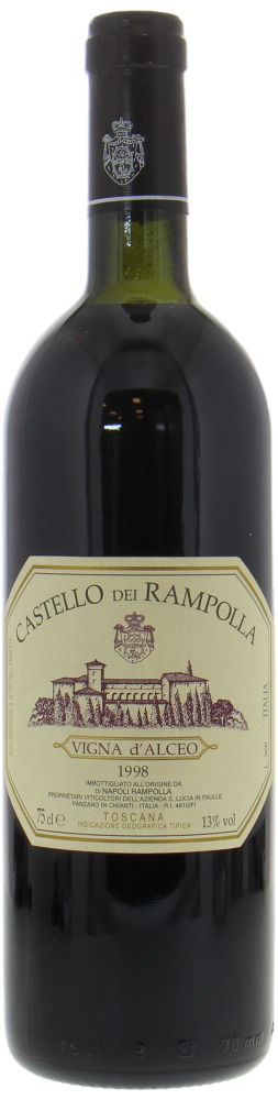 Castello dei Rampolla - Vigna d'Alceo Vino da Tavola 1998 Top Shoulder