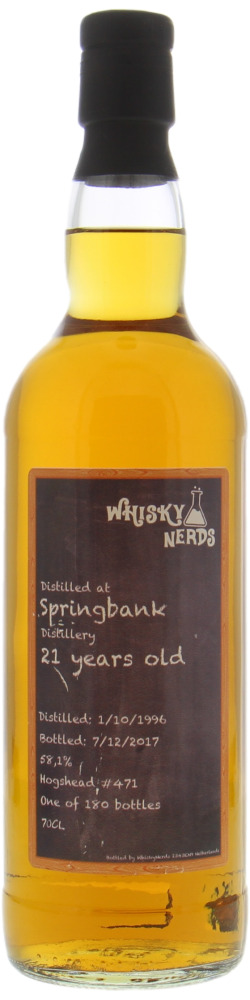 Springbank - 21 Years Old WhiskyNerds Cask 471 58.1% 1996