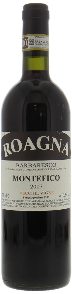 Roagna - Barbaresco Montefico 2007 Perfect