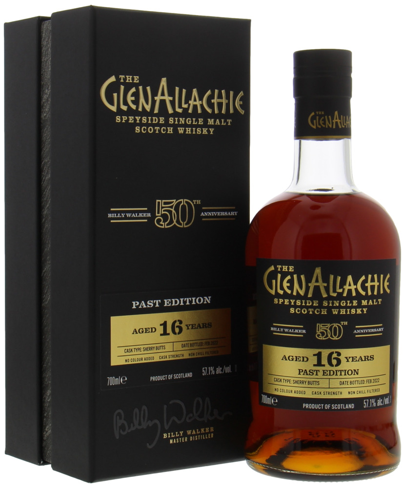 Glenallachie - 16 Years Old Past Edition Billy Walker 50th Anniversary 57.1% NV In Original Box
