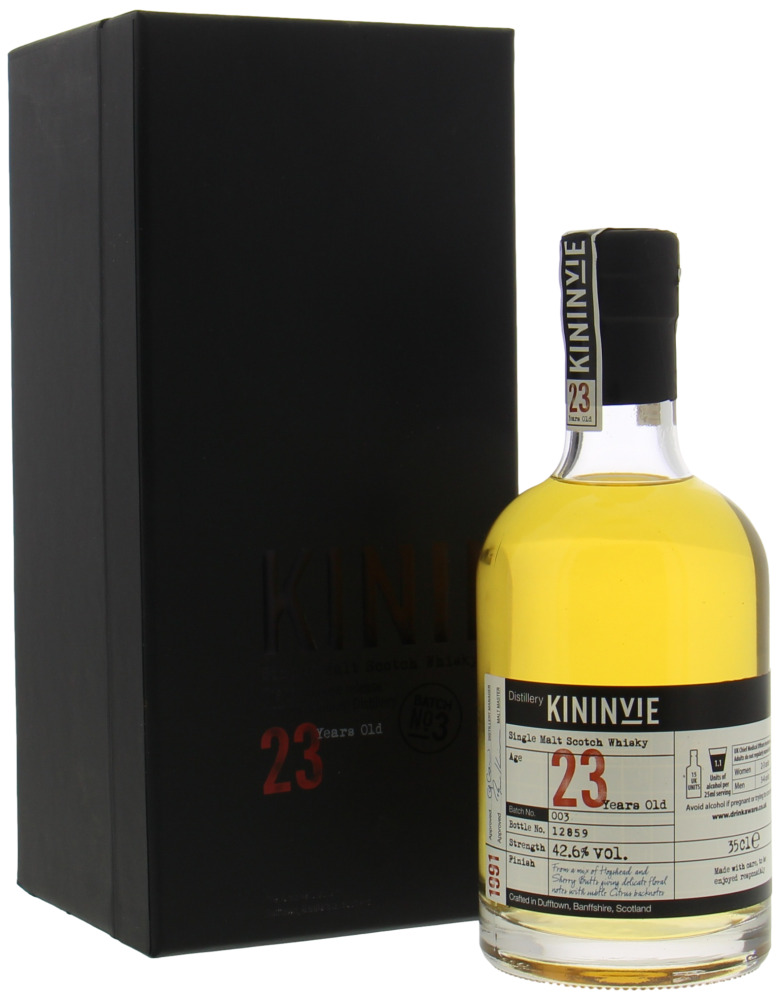 Kininvie - 23 Years Old batch 3 42.6% NS In Original Container 10061