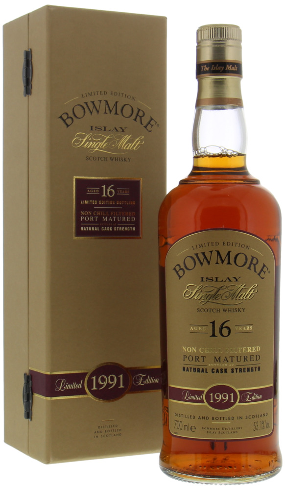 Bowmore - 16 Years Old 1991 Port Matured 53.1% 1991 In Original Container 10085
