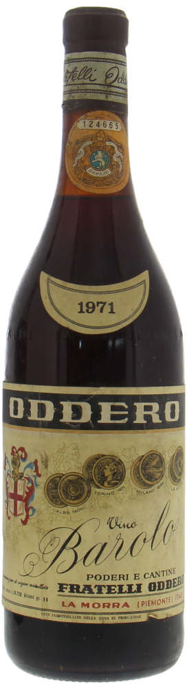 Fratelli Oddero - Barolo 1971 Perfect