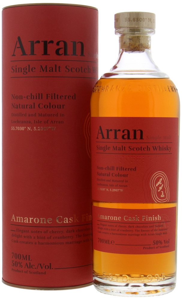 Arran - Amarone Cask Finish 2022 50% NV In Original Container