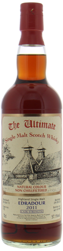 Edradour - 9 Years Old The Ultimate Cask Strength Cask 172 57.1% 2011