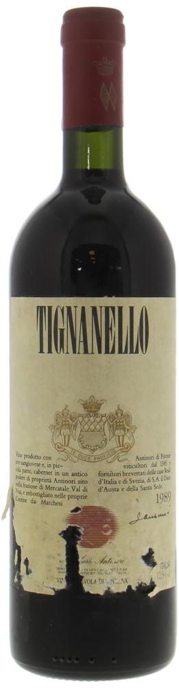 Antinori - Tignanello 1989 Perfect