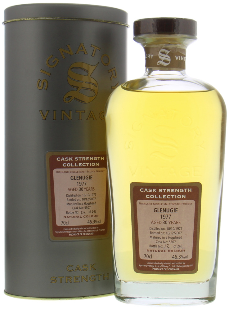 Glenugie - 30 Years Old Signatory Vintage Cask Strength Collection Cask 5507 46.3% 1977