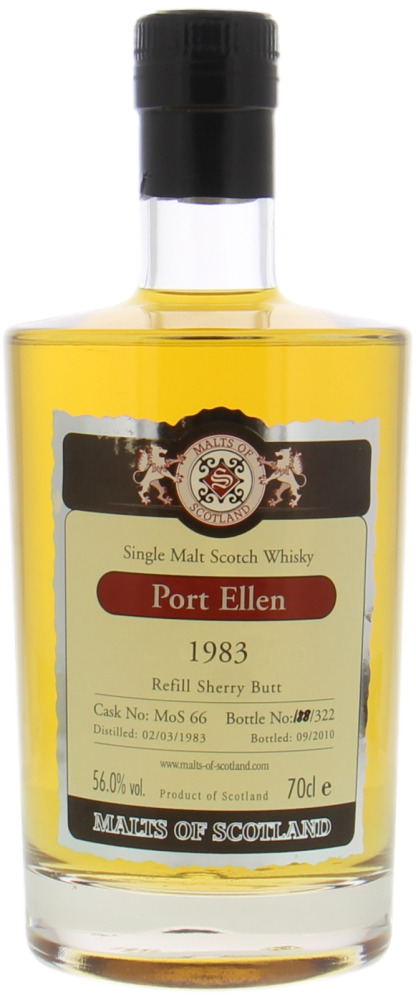 Port Ellen - 27 Years Old Malts of Scotland Cask MoS 66 56% 1983