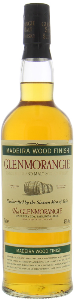Glenmorangie - Madeira Wood Finish New Striped Label 43% NV
