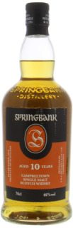 Springbank - 10 Years old 2022 Edition Slighly damaged label 46% NV