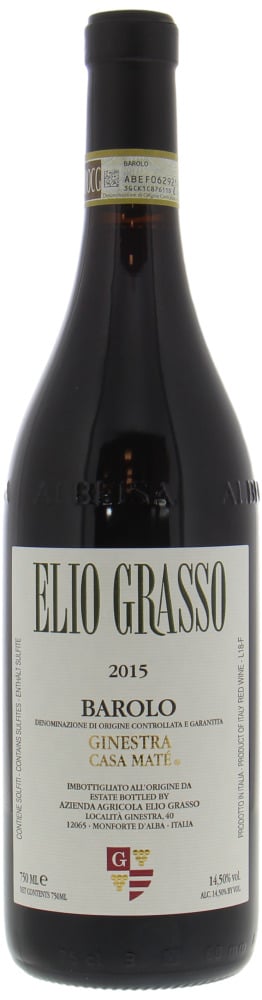 Elio Grasso - Barolo Ginestra Casa Mate 2015 Perfect