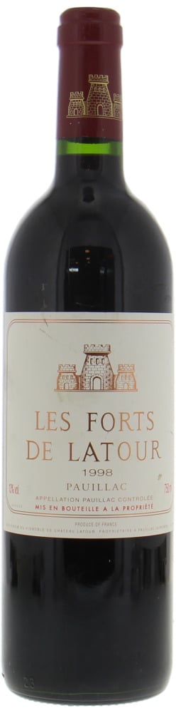 Chateau Latour - Les Forts de Latour 1998 perfect