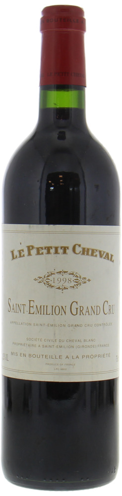 Chateau Cheval Blanc - Le Petit Cheval 1998 Perfect