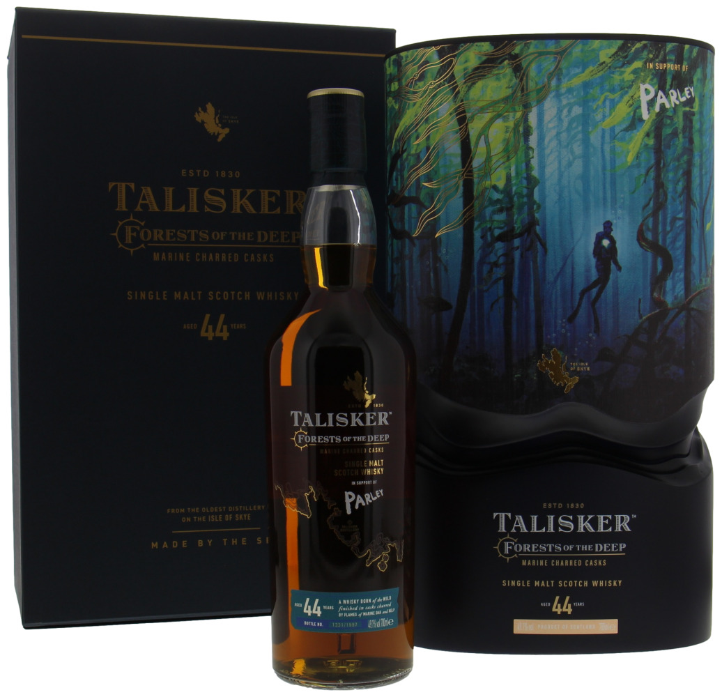 Talisker - 44 Years Old Forests of the Deep 49.1% NV In Original Wooden Box