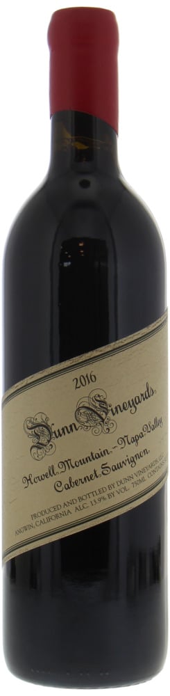 Dunn Vineyards - Cabernet Sauvignon Howell Mountain 2016 In OWC