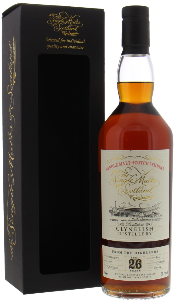 Clynelish - 26 Years Old The Single Malts of Scotland Cask 8659 50.7% 1995