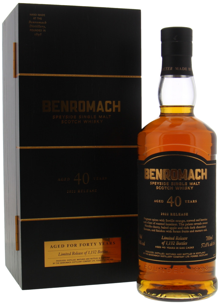 Benromach - 40 Years Old 2022 Release 57.6% NV