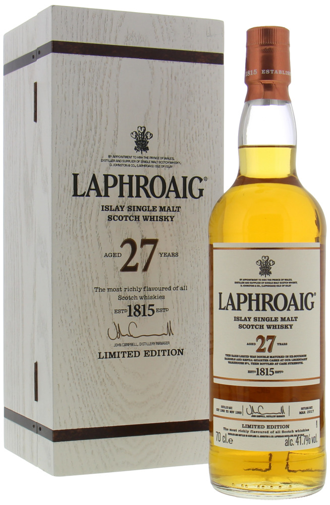 Laphroaig - 27 Years Old Limited Edition 41.7% NV In Original Box