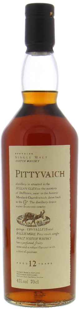 Pittyvaich - 12 Years Old Flora & Fauna 43% NV In Original Container
