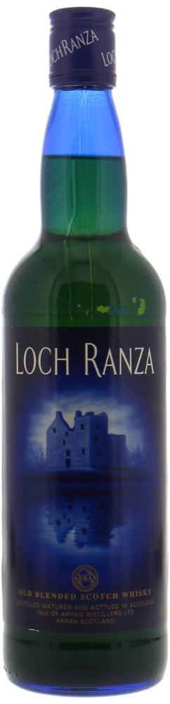 Arran - Lochranza Old Blended Scotch Whisky Blue Glass 40% NV Perfect