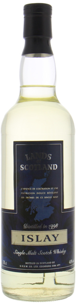 Signatory Vintage - Lands of Scotland Islay 40% 1998 Perfect