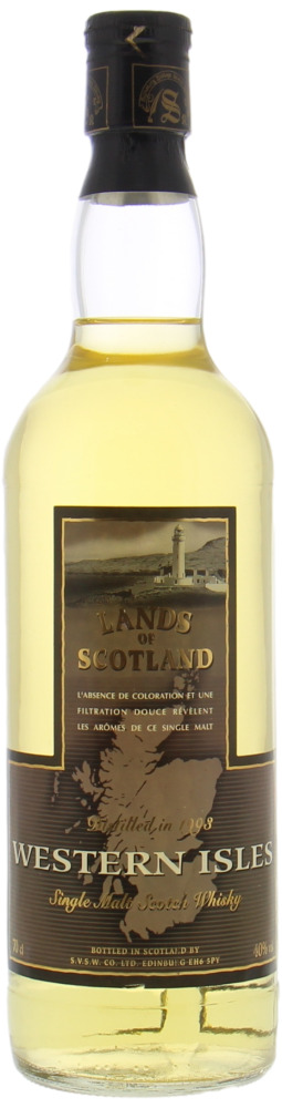 Signatory Vintage - Lands of Scotland Western Isles 40% 1998 Perfect