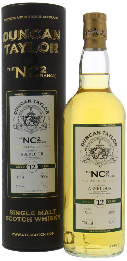 Aberlour - 12 Years Old Duncan Taylor NC² Range 46% 1994 In original Container