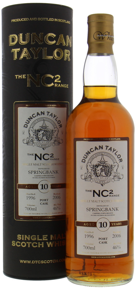 Springbank - 10 Years Old Duncan Taylor NC² Range 46% 1996 In Original Container