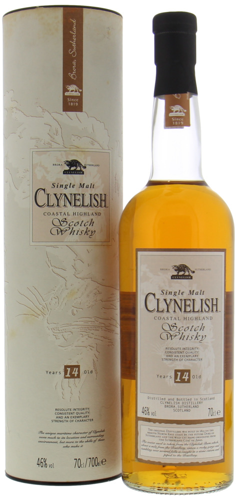 Clynelish - 14 Years Old Coastal Highland Scotch Whisky 46% NV In Original Container