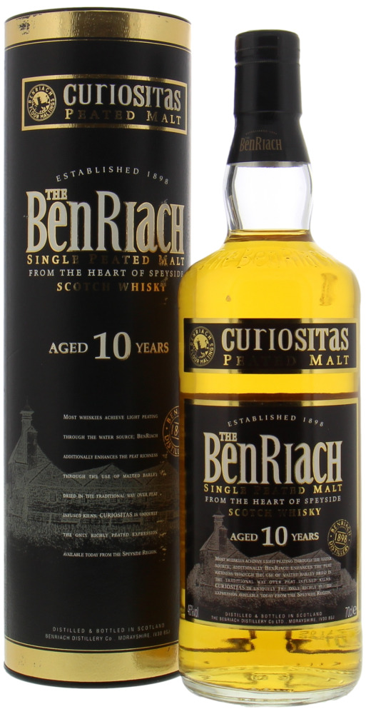 Benriach - 10 Years Old Curiositas 46% NV In original Container