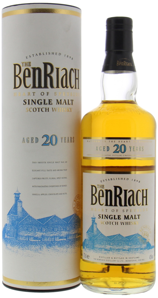 Benriach - 20 Years Old Blue Label 2005 43% 1995 In Original Container