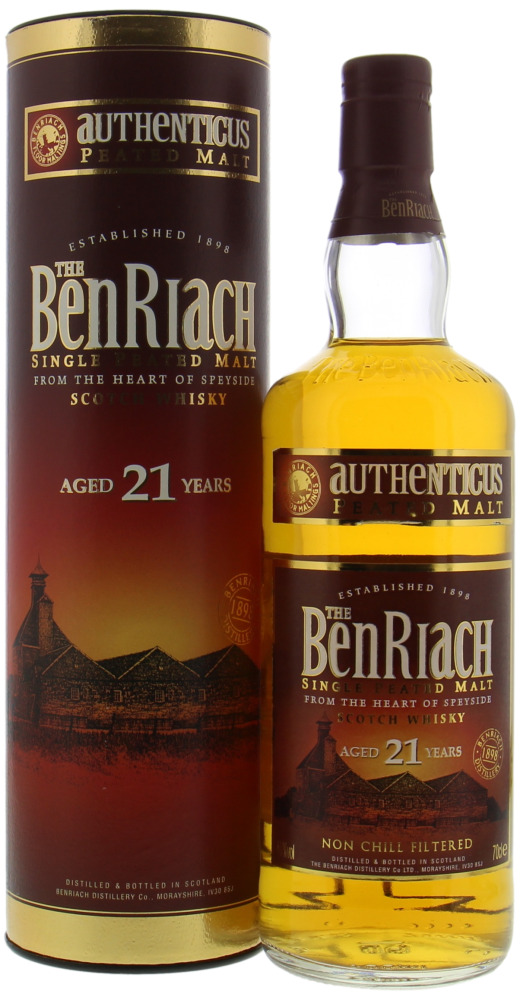 Benriach - 21 Years Old Authenticus 2005 46% NV In Original Container