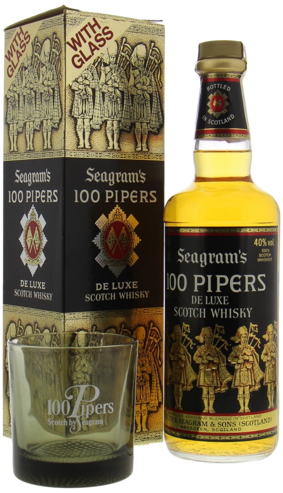 Joseph E. Seagram & Sons (Scotland) - 100 Pipers De Luxe Scotch Whisky 40% NV In Original Box