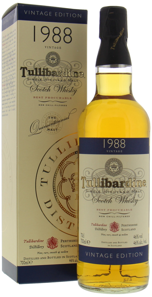 Tullibardine - 1988 Vintage Edition 46% 1988 In Original Box