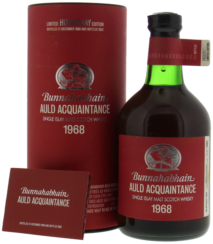 Bunnahabhain - 34 Years Old Auld Acquaintance 43.8% 1968