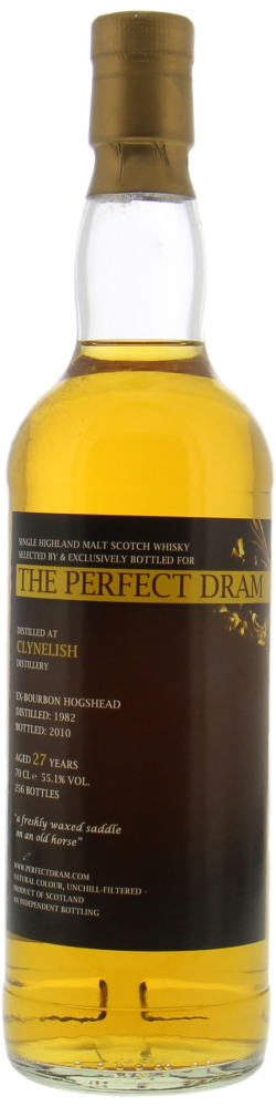 Clynelish - 27 Years Old The Perfect Dram 4 The Whisky Agency 55.1% 1982 Into Neck