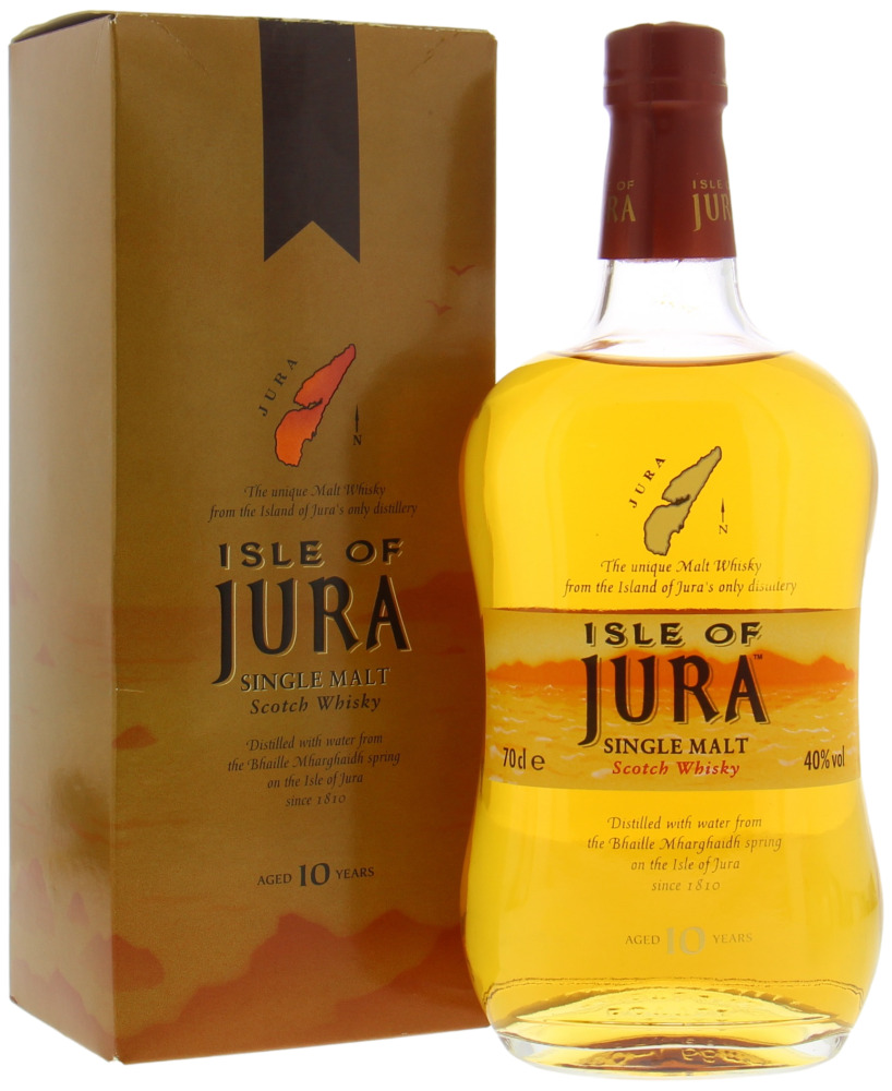 Jura - 10 Years Old Yellow Longitudinal Label 40% NV In Original Box