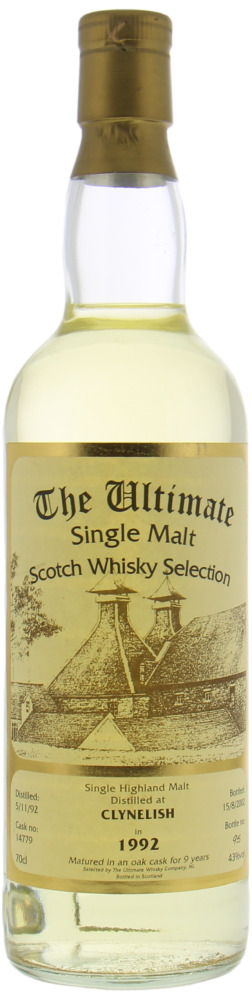 Clynelish - 9 Years Old The Ultimate Cask 14779 43% 1992