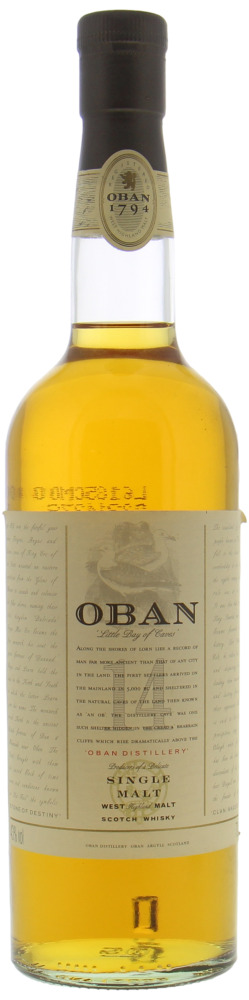 Oban - 14 Years Old Little Bay of Caves 2006 No Box 43% NV