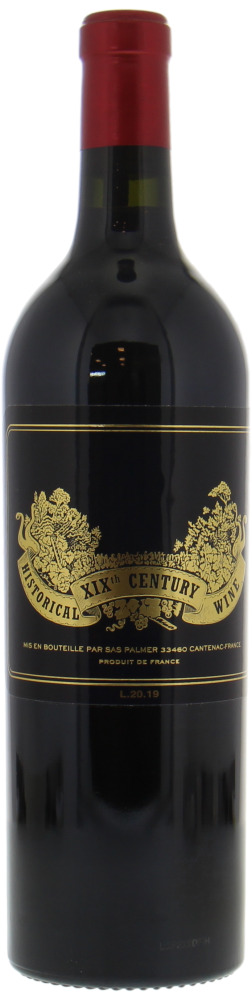 Chateau Palmer - Palmer Historical XIXth Century Wine L.20.19 2019 Perfect