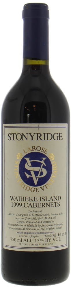 Stonyridge - Larose 1999 Perfect