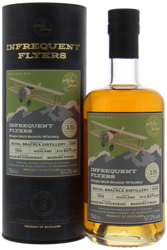 Royal Brackla - 15 Years Old Infrequent Flyers Cask 1802 57.2% 2006