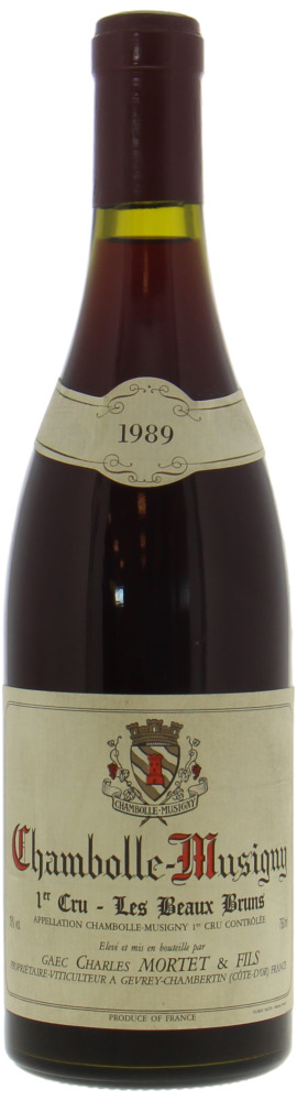 Charles Mortet - Chambolle Musigny aux Beaux Bruns 1989 Perfect
