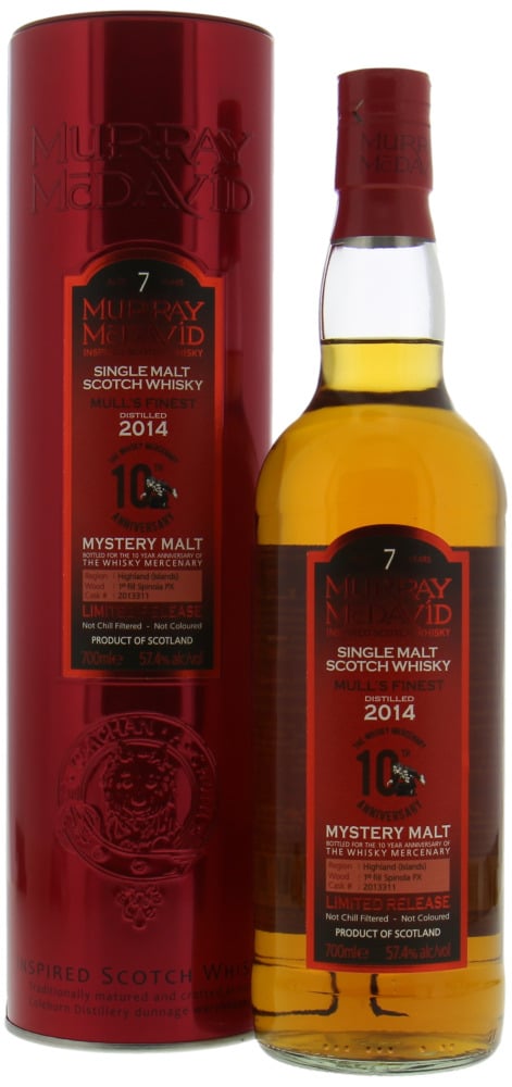 Ledaig - 7 Years Old Murray McDavid Bottled for Whisky Mercenary Cask 2013311 57.4% 2014 In Original Container