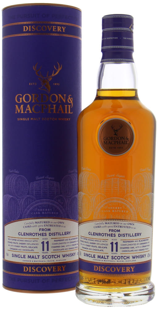 Glenrothes - 11 Years Old Gordon & MacPhail Discovery 43% NV tIn Original Container
