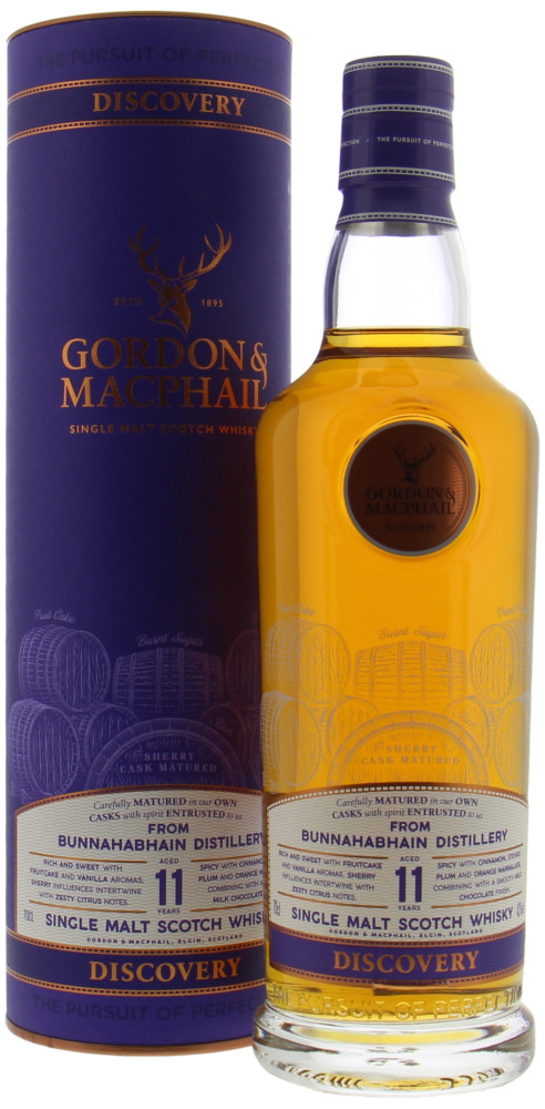 Bunnahabhain - 11 Years Old Gordon & MacPhail Discovery 43% NV In Original Container